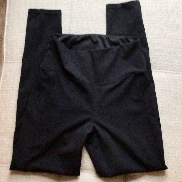 Hue Seamed Blackout Leggings Sz M - Picture 2 of 3